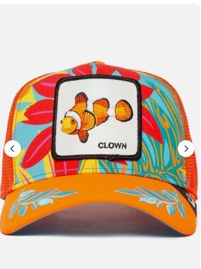 New Goorin Bros Unisex Animal Farm Trucker Snapback Public Anemone Clown Fish